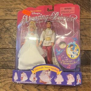 1997 Mattel Disney's Dancing Princess Cinderella & Prince Gift Set